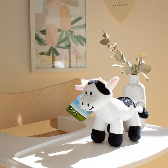 MooGoo Baby & Child Toy Cow Black
