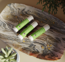 We make all of our lip balms with nourishing natural ingredients to keep lips healthy. The ingredients we use are hydrating and very moisturizing.